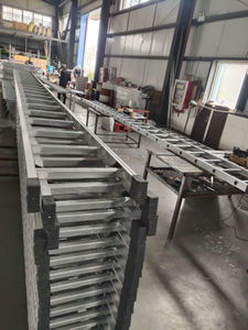 2-6m 25 * 75 mm steiger aluminium enkele rechte ladder