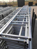 Scala per scimmie in acciaio per impalcature da 3 m 4 m con ganci