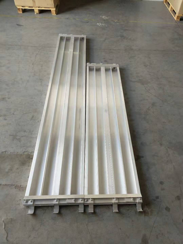 5'/ 7'/ 8'/ 10' قاب آلومینیومی داربست تخته های پیاده روی پلت فرم تخته های فلزی برای ساخت و ساز