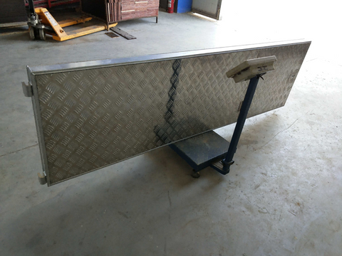 U Kancalı ve Merdivenli İskele 610mm Genişliğinde Al&uuml;minyum Kalaslar