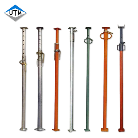 Puntelli di puntellamento di sostegno per casseforme per costruzioni in acciaio per ponteggi regolabili