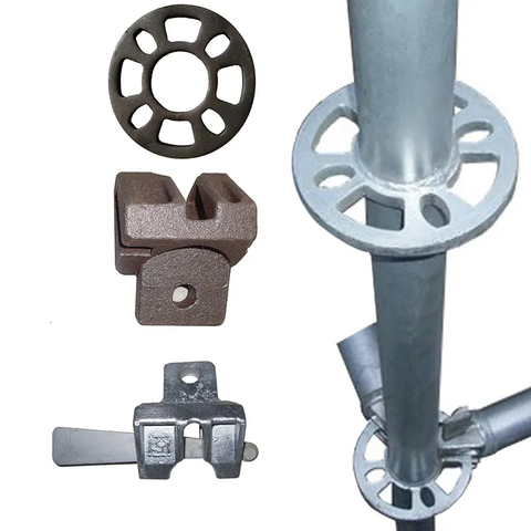 Accessori per ponteggi Ringlock a tutto tondo zincati a caldo personalizzati in fabbrica