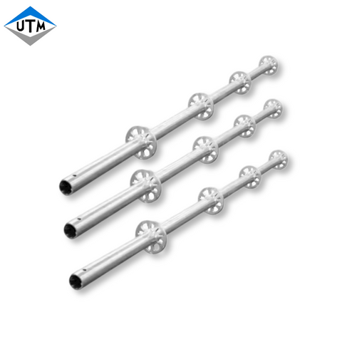 Строительные леса, вертикальные, оцинкованные, с кольцевым замком