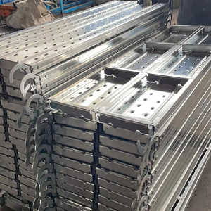 Q235 Gegalvaniseerde steigerplank HDG loopplank stalen plank met haak