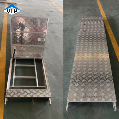 Tamamı Al&uuml;minyum Y&uuml;r&uuml;me Tahtaları İskele Platform Kalası