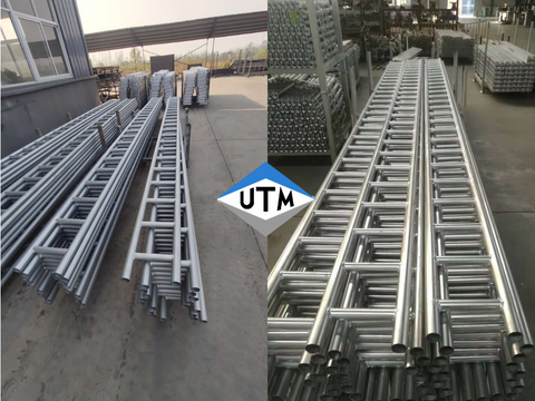 İskele Yapı Malzemesi 3m 4m 5m 6m Galvanizli &Ccedil;elik Merdiven Kirişi