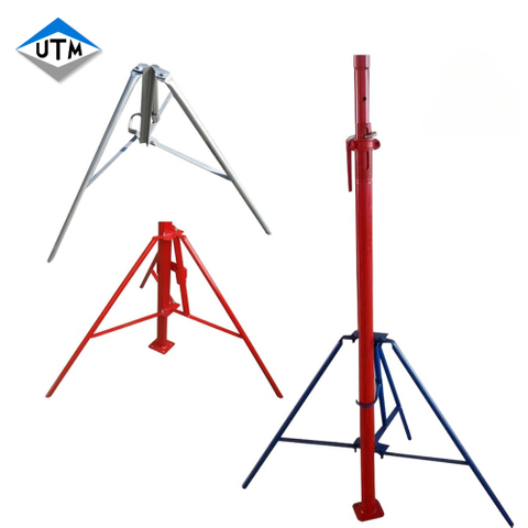 Ayarlanabilir &Ccedil;elik Destek Pervanesi Krikosu İskele İksa Pervanesi Katlanır Tripod