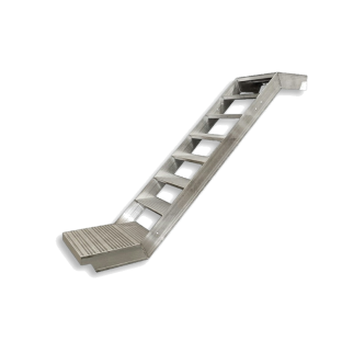 Z-Merdiven Al&uuml;minyum 6061-T6 Geniş 610mm 650mm Ringlock İskele Al&uuml;minyum Merdiven 