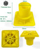Tappo per armatura in plastica di sicurezza da 12 mm-40 mm con piastra in acciaio